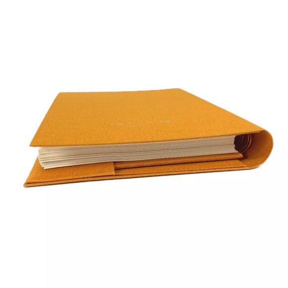 BVLGARI Schedule book logo Memo pad with stickers notebook paper Orange - Picture 3 of 12